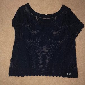 Lace crop top